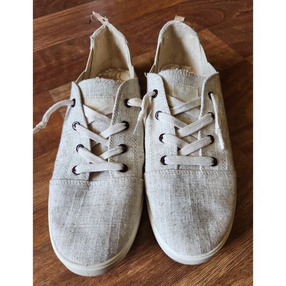 Roxy Surf Women Casual Canvas Textile shoes Size 10 - Picture 1 of 9